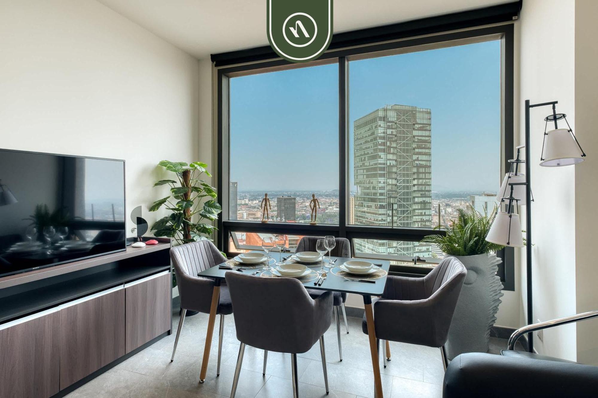 Luxury 2 Bedroom - Amazing View - Pool - Gym Mexico City