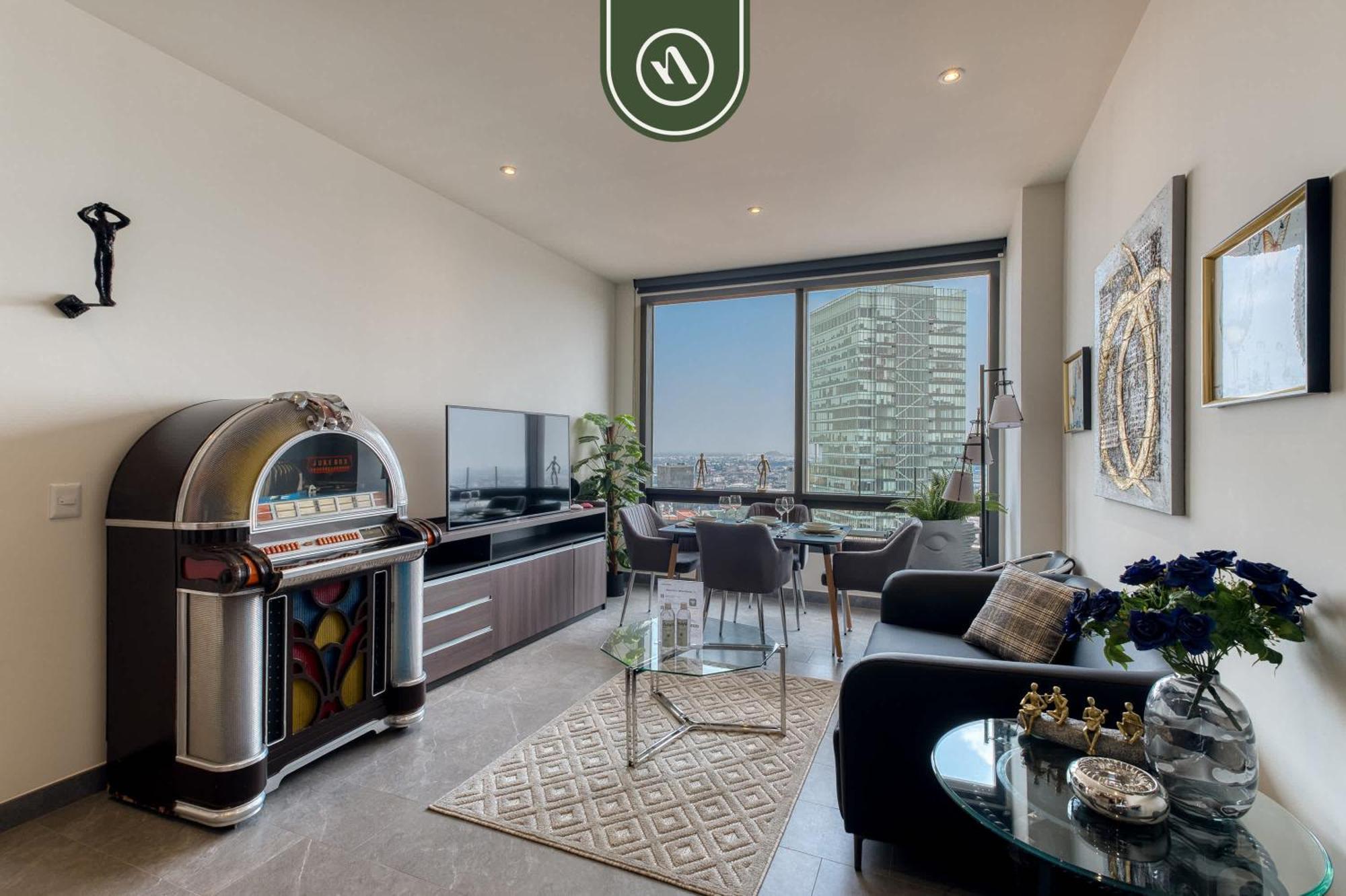 Luxury 2 Bedroom - Amazing View - Pool - Gym Mexico City